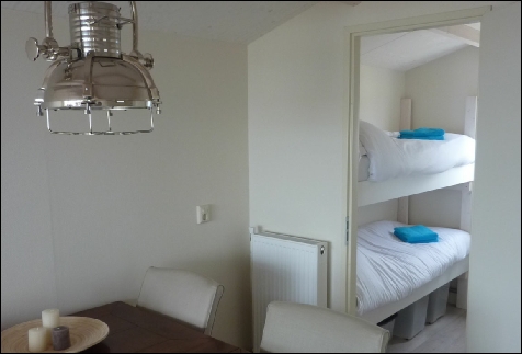 interieur vakantiehuisje aan zee