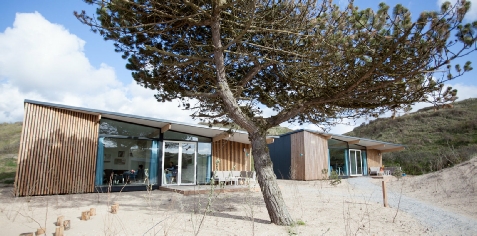 Vakantiehuisjes in duin Bloemendaal