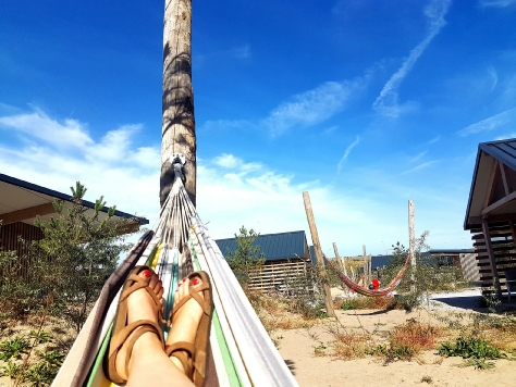 Hangmat Duinhuisje 'Adventure' Bloendaal