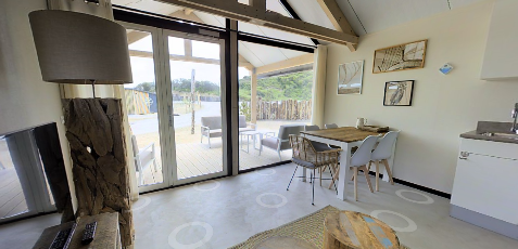 interieur duinhuisje aan Zee Bloemendaal