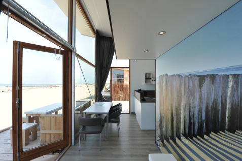 interieur strandhuisje Groede Zeeland