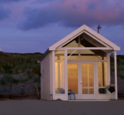 kust strandhuisje