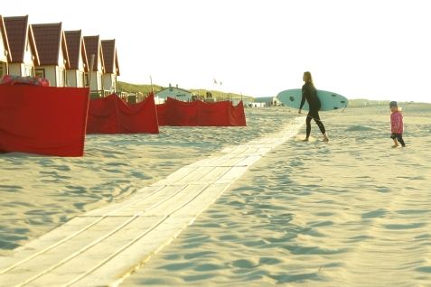 Slapen op het strand Zeeland