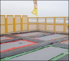 speeltuin op het strand