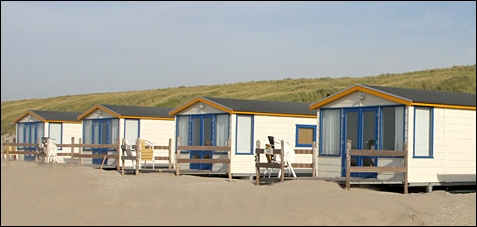Strandhuisjes de Koele Costa in Noordwijk aan Zee