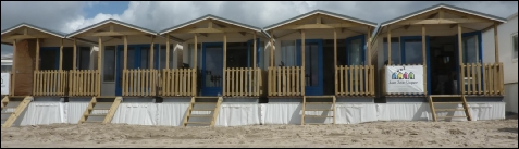 vakantiehuisje aan zee uitzicht