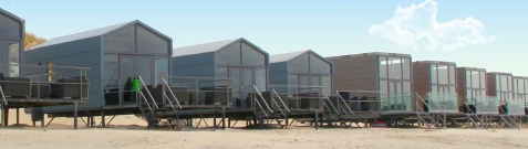 Slaapzand strandhuisjes