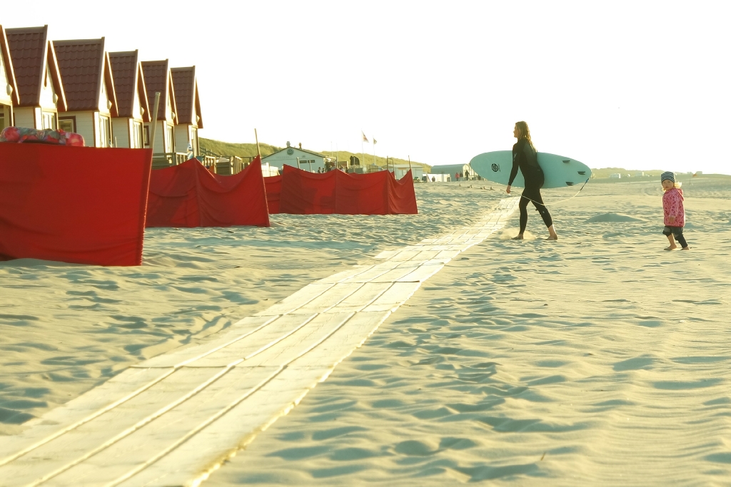 Slapen op het strand Zeeland