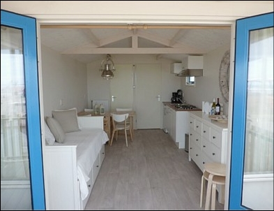 vakantiehuisje aan zee