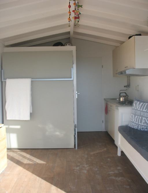 Strandhuisje Hoek van Holland binnen